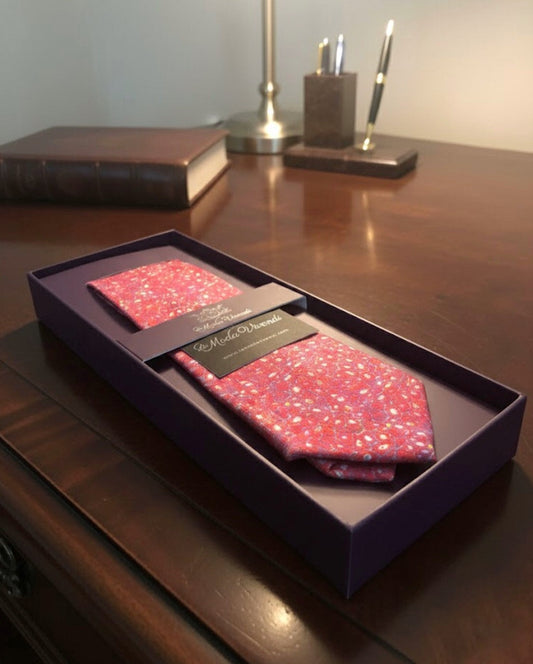 A silk tie depicting histologic structures, from LaModa Vivendi